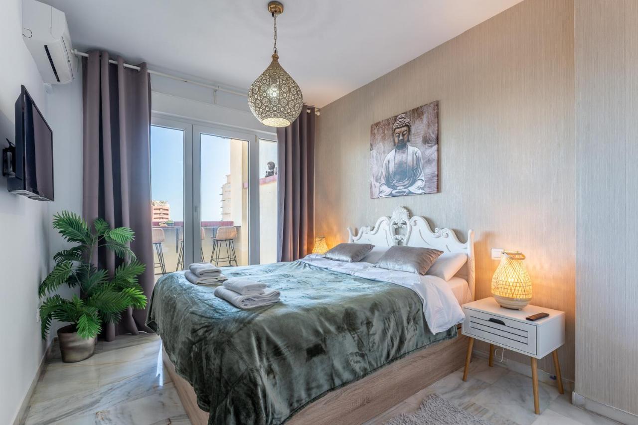 Benalmadena Beachfront Retreat Big Balcony And City Sea Views Apartment Екстериор снимка